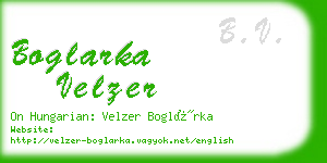 boglarka velzer business card